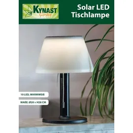 Kynast Solar LED Tischlampe schwarz 2-Lichtstufen Auflenbereich