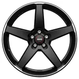 Momo Tires Momo Five black matt polish Alufelge 20 Zoll ET45 5x112 ML72.3