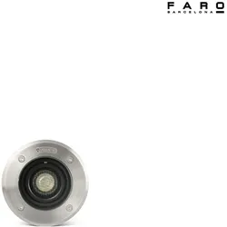 Faro Outdoor Downlight GEISER 80 1xGU10, IP67, verstellbar, grau FAR-70310