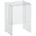 Laufen Hocker Max Beam 33 x 28 x 46,5 cm Kristallklar
