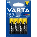 Varta Batterie Zink-Kohle, Mignon, AA, R6, 1.5V 4er Pack