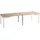 WFL GROUP Quadratischer Esstisch 90 x 77 x 90 cm braun