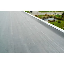 SKANHOLZ Walmdach Carport Spreewald 3,96 x 7,41 m rot mit EPDM-Dach und Pfostenanker