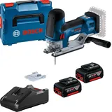 Bosch Hausgeräte, Stichsäge, Bosch Akku-Stichsäge GST 18V-155 SC / 2x 4,0 Ah + Ladegerät in L
