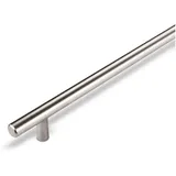 SO-TECH® Möbelgriff Stangengriff G12 Chrom matt Ø 12 mm BA 64 - 480 mm, Griff Schrankgriff Schubladengriff - incl. Schrauben silberfarben Bohrlochabstand: 480 mm