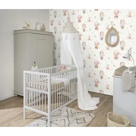 Rasch Textil Kids World Vliestapete 10,05 m x 0,53 m 300 g Beige/Braun/Rosa 300529