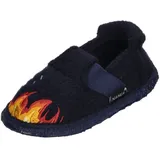 Nanga Jungen Filz Hausschuhe Little Fireman dunkelblau 32 - 32 EU