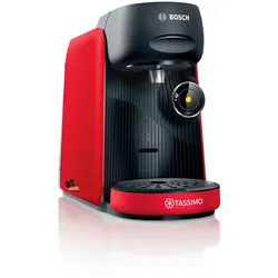 Kaffeekapsel Maschine  TAS163E Tassimo Finesse (Schwarz, Rot) 