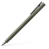 Faber-Castell 146152 - Füller Neo Slim Aluminium, Federbreite EF, olivgrün