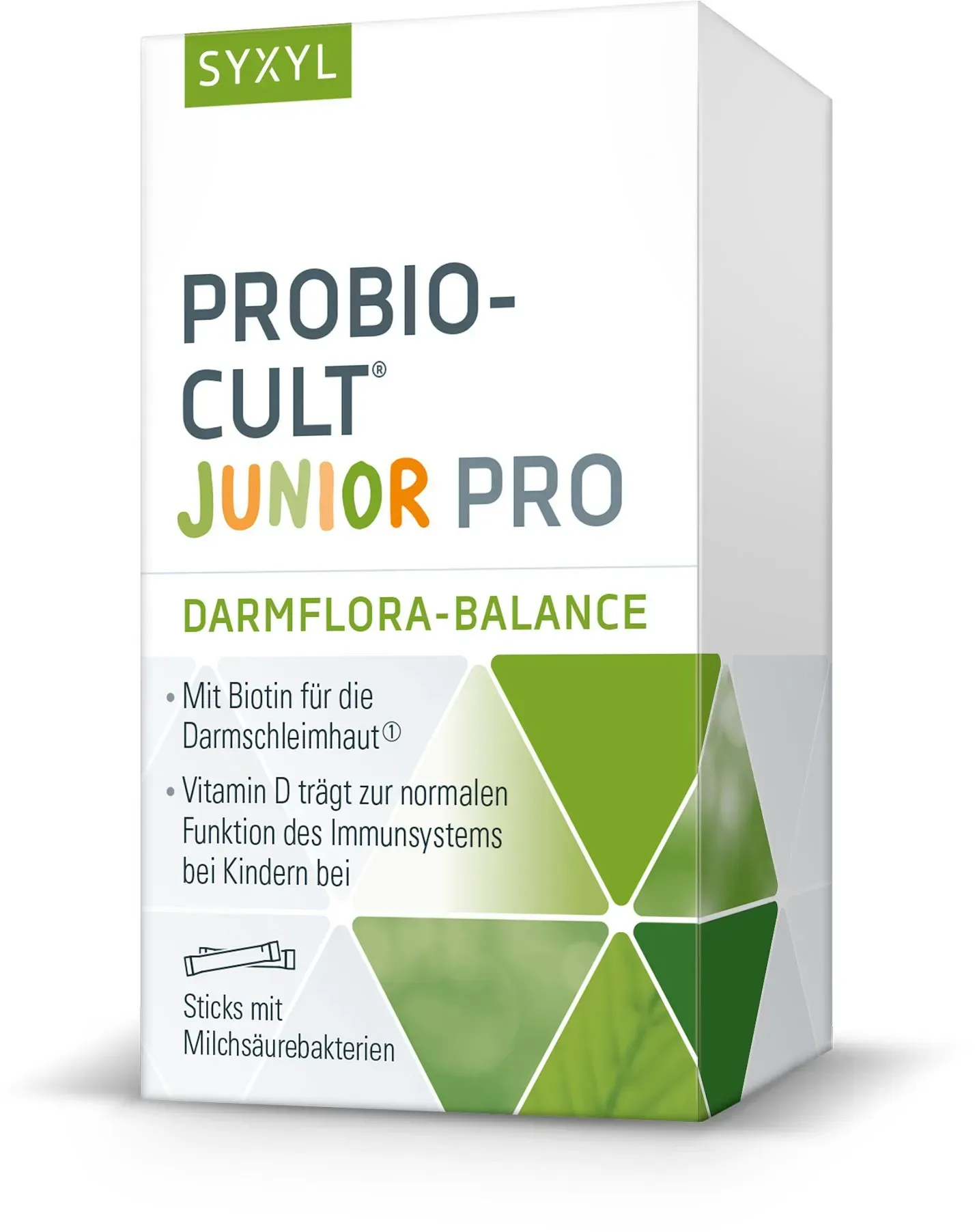 Syxyl Probio-Cult® Junior PRO zur  Stabilisierung der kindlichen Darmflora.