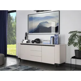 Forte Vodol 204,9 x 77,9 x 44,8 cm Beige/Schwarz