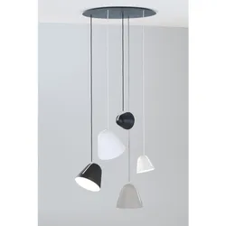 Nyta Multiple 5 Mehrfachbaldachin schwarz (ohne Leuchten oder Kabel)
