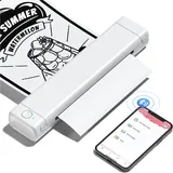 Phomemo M08F Mobiler Drucker A4 Für Unterwegs Thermodrucker - Tragbarer Bluetoot