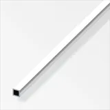 Alfer Vierkantrohr 2.5 m, 15 x 15 x 1 mm Alu eloxiert poliert Chrom Optik