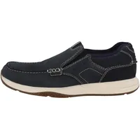 CLARKS Herren Sailview Step Flacher Slipper, Marineblau, 44.5 EU
