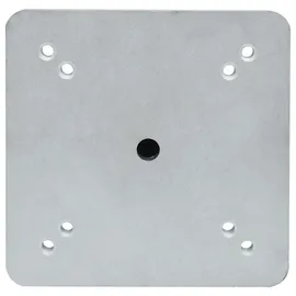 vidaXL Bodenhülse 16 x 16 x 52 cm Stahl Silber
