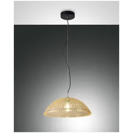 fabas luce gmbh Diamond 1-flg. E27 40W 30 cm Metall schwarz/amber