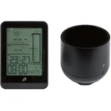 AURIOL® Funk Wetterstation, mit Display und Regenmesser (schwarz) - B-Ware sehr gut