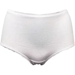 My Basic Midislip »Midi cotton brief«, (3er Pack), Midi brief cotton My Basic White S
