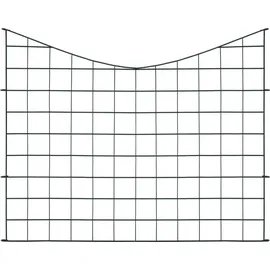 vidaXL Gartenzaun Set Konkav 77,5x64 cm Grün