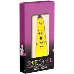 Scherzkondom Banane XL – handbemalt, Highlight für Partys (1 Stück) 1 St