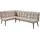exxpo - sofa fashion Eckbank EXXPO - SOFA FASHION "Mocca Essbank, Sitzbank", beige, B:240cm H:94cm T:161cm, Sitzbänke, Eckbank, hoher Sitzkomfort, bequem und elegant, hochwertige Detailverarbeitung