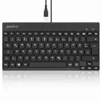 Perixx PERIBOARD-326 DE, Beleuchtete USB-Tastatur, kabelgebunden, schwarz