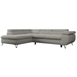 MKS Meble Ecksofa Boucle 3-Sitzer Grau