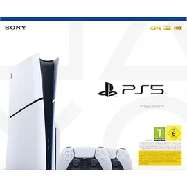 Sony PlayStation 5 Slim Disc Edition + 2. DualSense Wireless-Controller