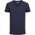 JACK & JONES T-Shirt Basic V-Neck in blauem Navy-L