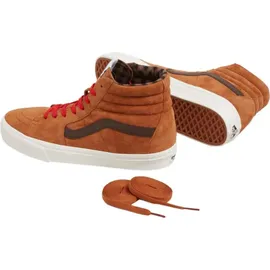 Vans Sk8-Hi Pig Suede brown/orange 40