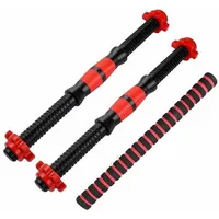 luxuskollektion Kurzhantelstange 3er 35cm 40cm Pleuelstange Gewinde rot