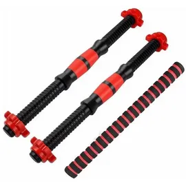 luxuskollektion Kurzhantelstange 3er 35cm 40cm Pleuelstange Gewinde rot