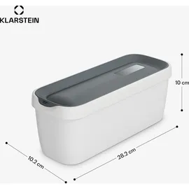 Klarstein Eisbehälter für Speiseeis 1,5L orange