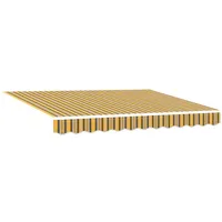 VidaXL Automatische Einziehbare Markise mit Multicolor Streifen 350x250 cm