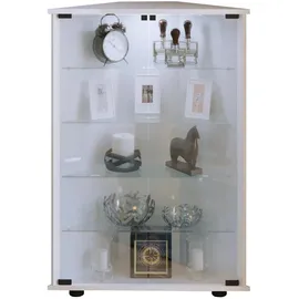 VCM Eckvitrine Jecka 67,3 x 23 x 88,1 cm Weiß