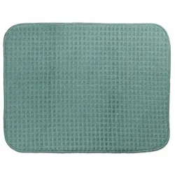 Kela Rapida Abtropfmatte, Polyester, Geschirrabtropfmatte mit wasserabsorbierender Schicht, Farbe: minzgrün