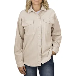 DENIMFY Hemd Damen Oversized langarm Cord DFSophia XL