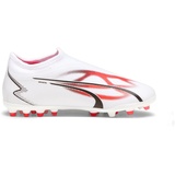 Puma Ultra Match LL MG Jr (107515) white/black/fire orchid