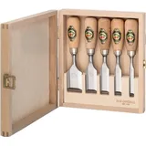 Kirschen Kurzbeitelsatz im Holzkasten 5-tlg.