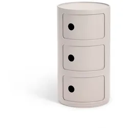Kartell Componibili Bio Container cremefarben