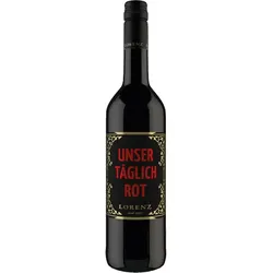 Bioweingut Lorenz Unser Täglich Rot Rotwein Bio/Vegan halbtrocken 0,75 l