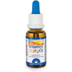 Dr. Jacob’s, Vitamine + Nahrungsergänzung, Vitamin D3 K2 (1 Stück, Öl)