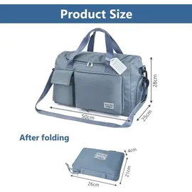 luxuskollektion Flintronic 35L Faltbare Reisetasche Übernachtungstasche