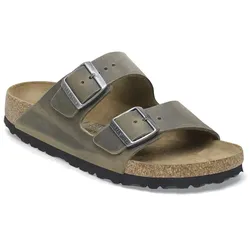 Birkenstock Arizona Geöltes Leder - Schlappen - Green - 42 EU