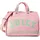 Juicy Couture Iris Henkeltasche Baumwolle Pink