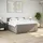 vidaXL Boxspringbett 180 x 200 cm Taupe