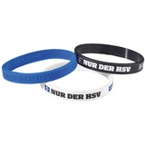 Hamburger SV HSV Armbänder/Silikonarmbänder ** Schwarz, Weiß, Blau ** Kids 3er-Set