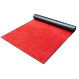 Primaflor Schmutzfangläufer CLEAN, - Rot, - 0,90m x 8,00m,