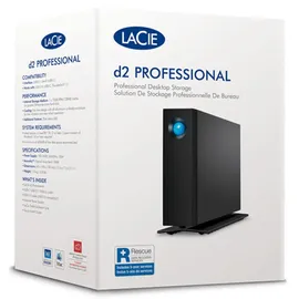 LaCie d2 Professional 24 TB USB 3.2 Schwarz STHA24000800